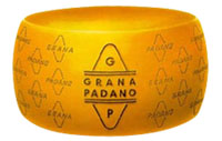 Grana Padano érlelt olasz egész sajt
